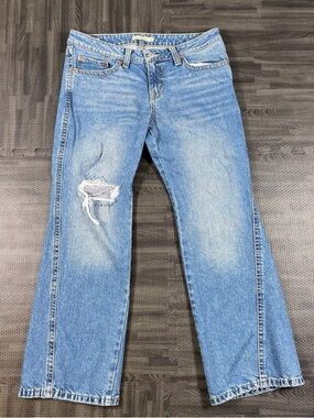 Levi’s RARE Vintage Y2K Low Rise Bootcut Distressed Jeans 31 x 30